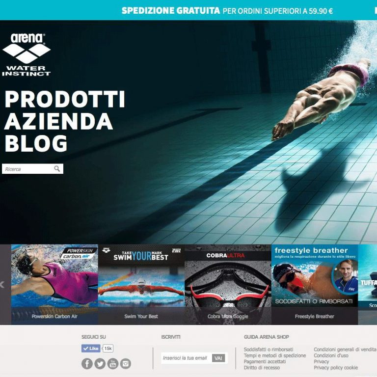 Cosmobile: al Meet Magento di Milano presenta lo store del marchio Arena