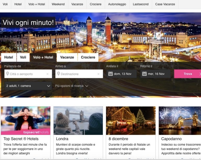 Lastminute.com, CRM al cuore della strategia. E il direct mailing è ultrapersonalizzato