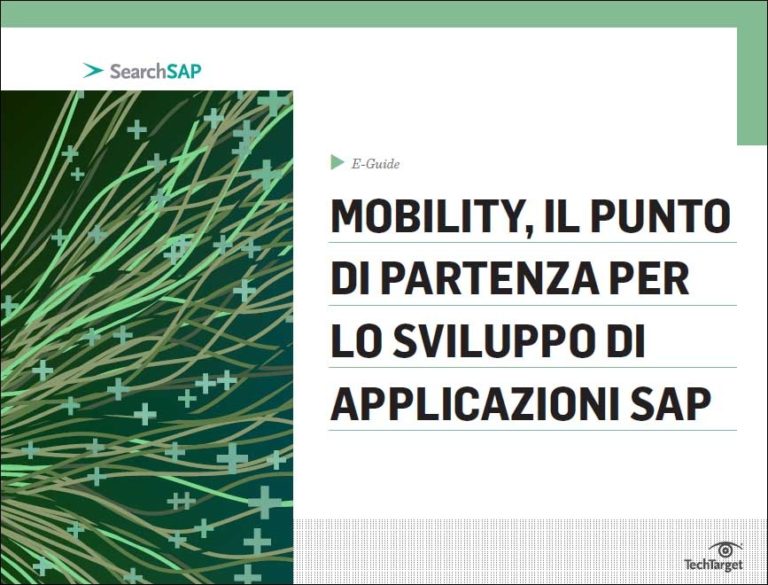 Mobility, il punto di partenza per lo sviluppo di applicazioni SAP