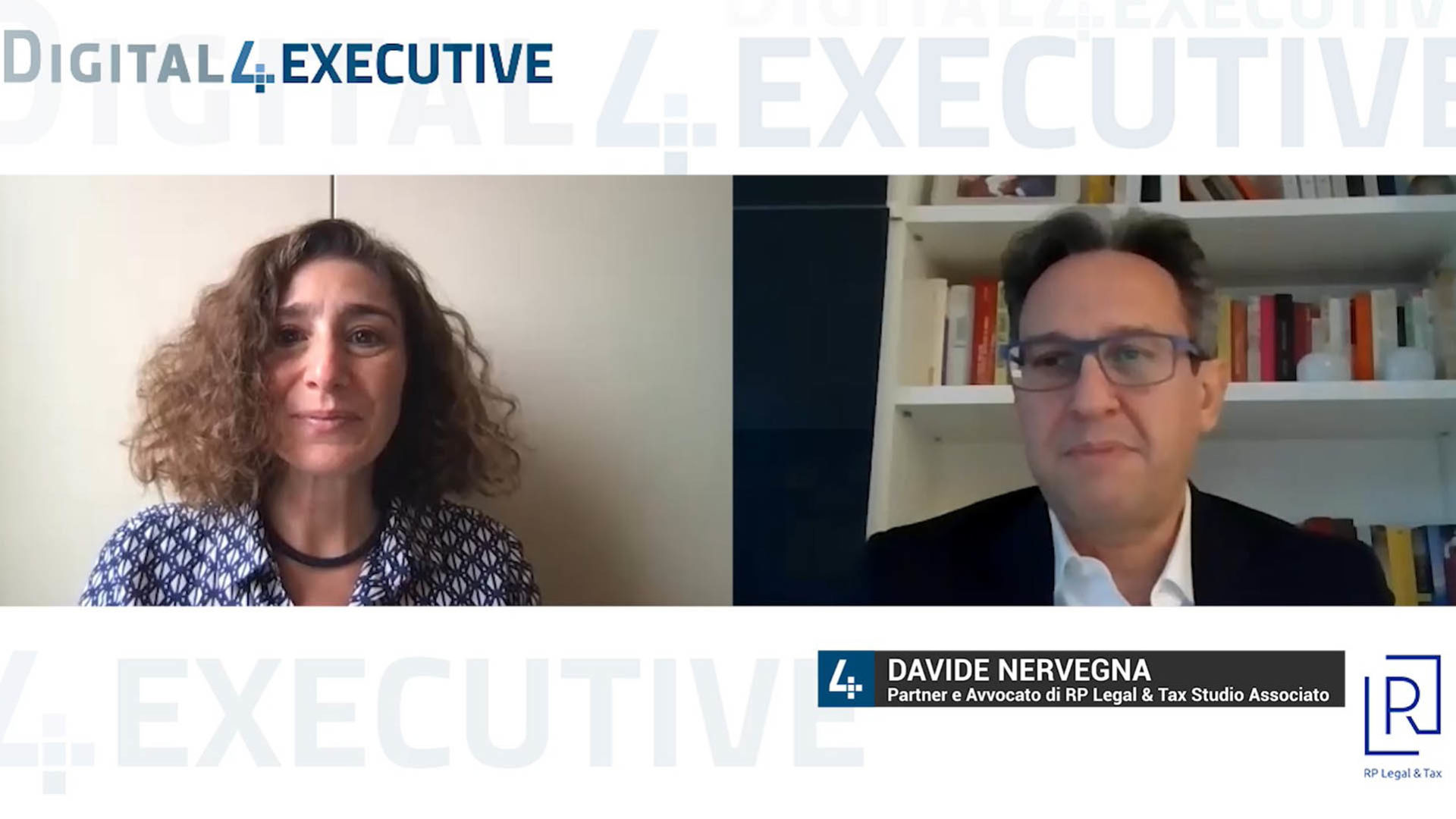 RP Legal screenshot della videointervista