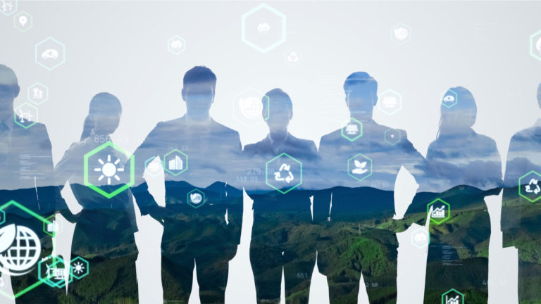 Sostenibilità mia-platform, concept