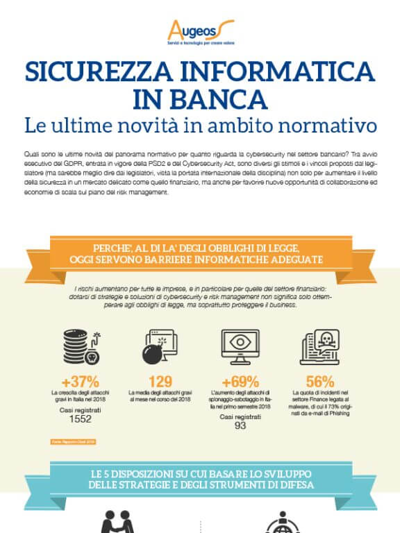 Perché e come aumentare la sicurezza informatica nel settore finanziario: norme, regolamenti e framework operativi