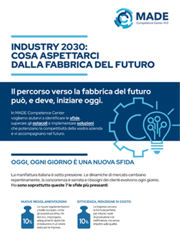Industry 2030: perché il percorso verso la fabbrica del futuro può (e deve) iniziare oggi
